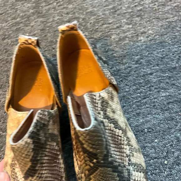 Frye Snakeskin Mules Boots, size 7.5 - Picture 3 of 9
